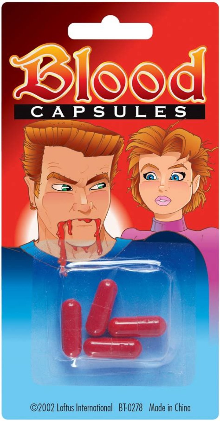 Are blood capsules edible?