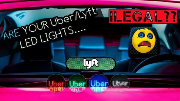 Are colored lights on cars illegal?