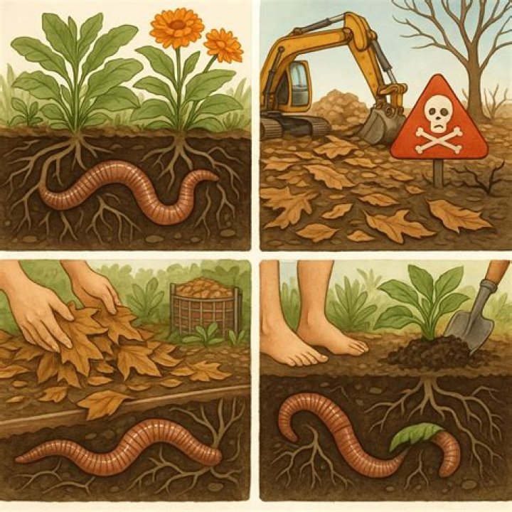Are earthworms bad