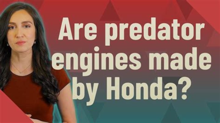 Are predator engines made by Honda