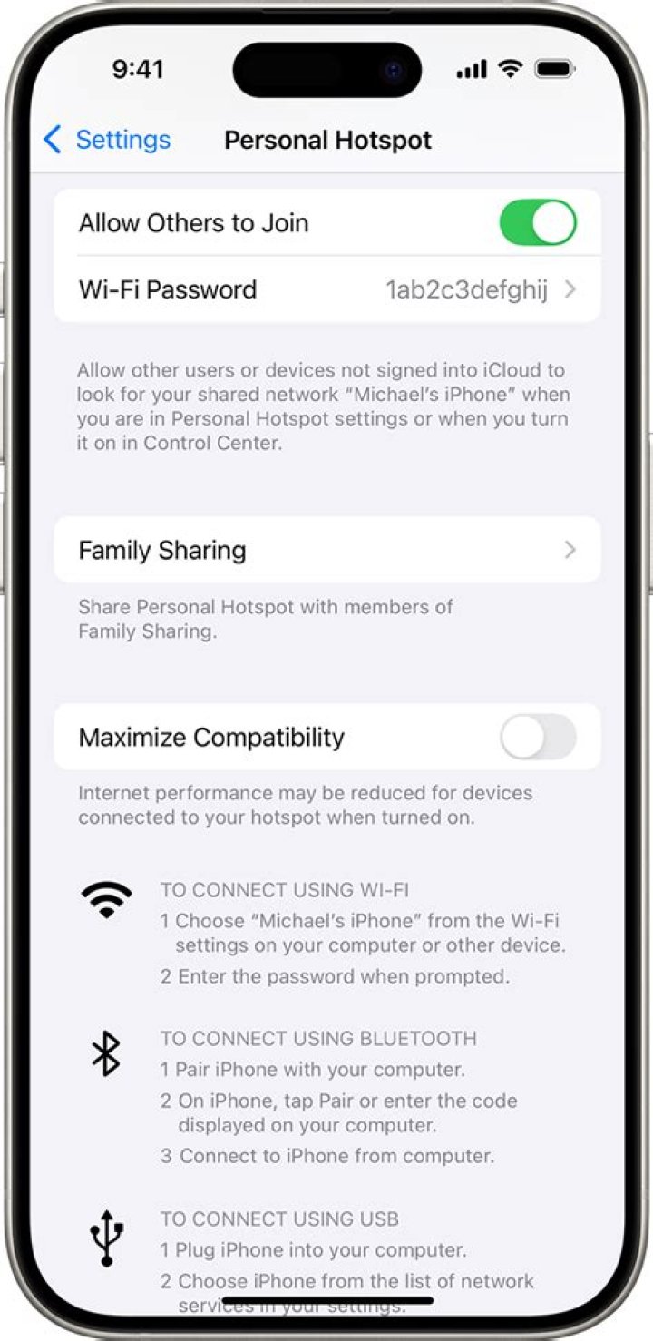 Can't connect to iPhone XS hotspot?