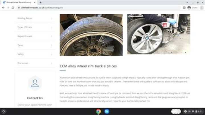 Can alloy wheels be repaired?