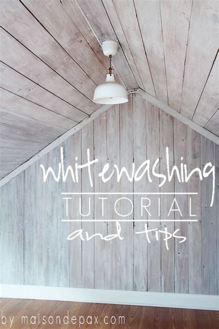 Can I whitewash wood paneling?