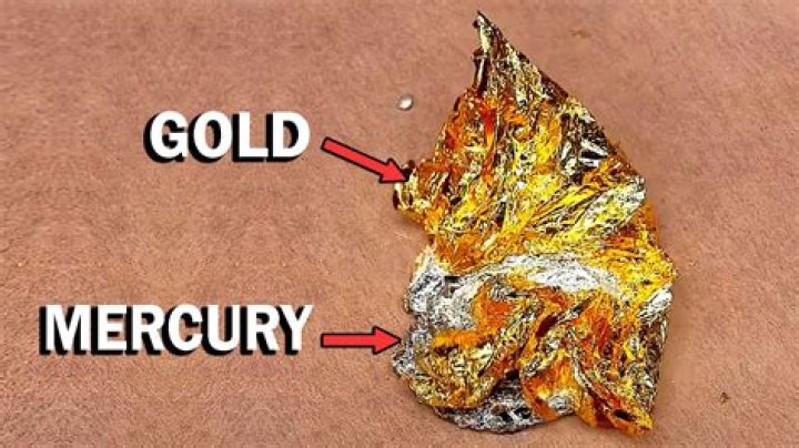 Can mercury dissolve gold?