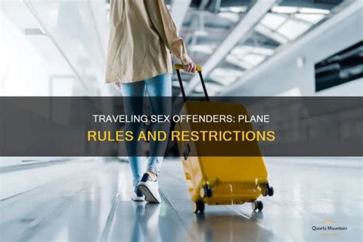 Can sex offenders travel by plane?