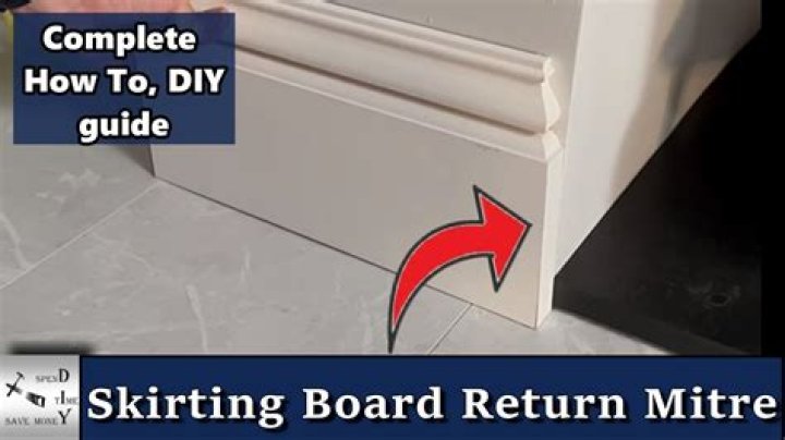 Can you cut skirting board without removing?