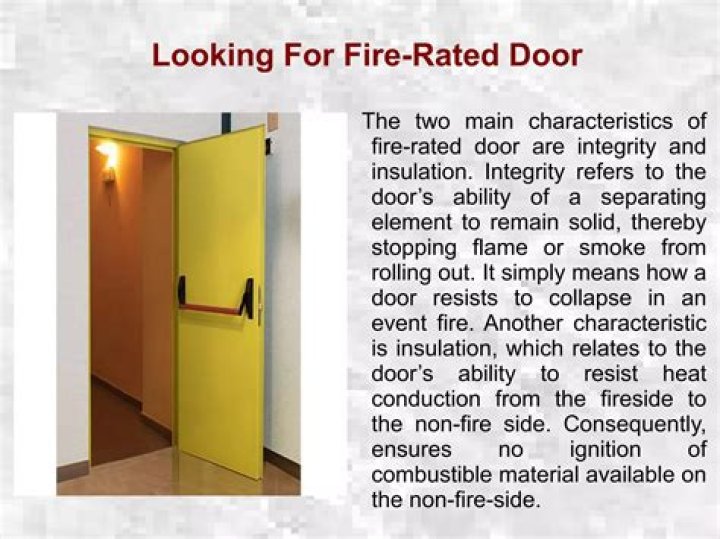 Can you modify a fire rated door