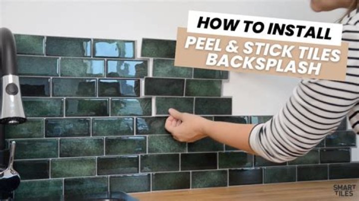 Can you put stick on tiles over tiles