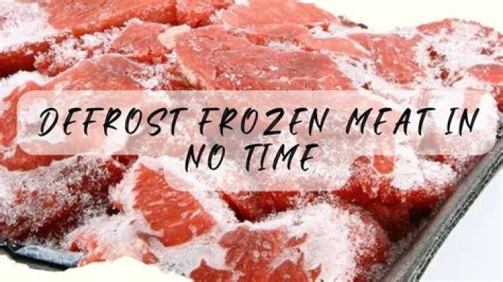 Can you refrigerate defrosted meat?