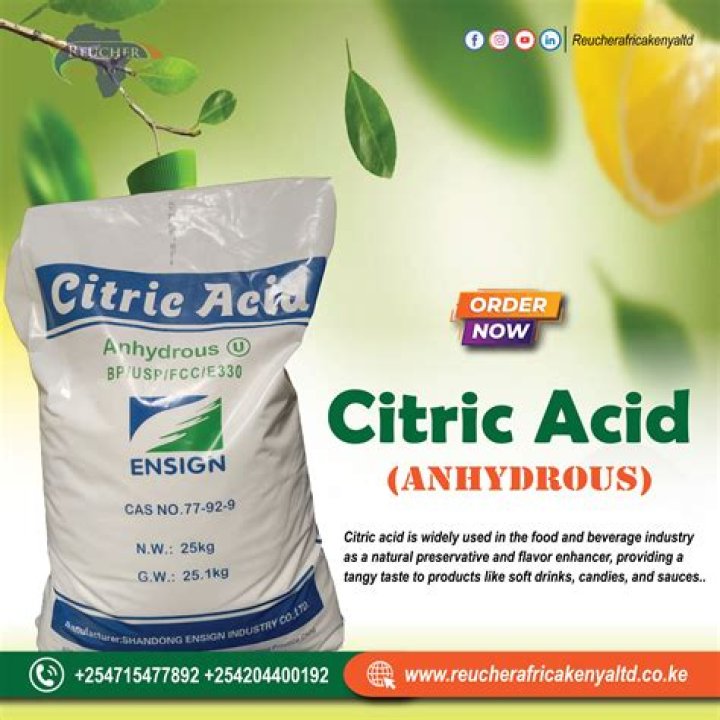 Can you use citric acid in place of lemon juice