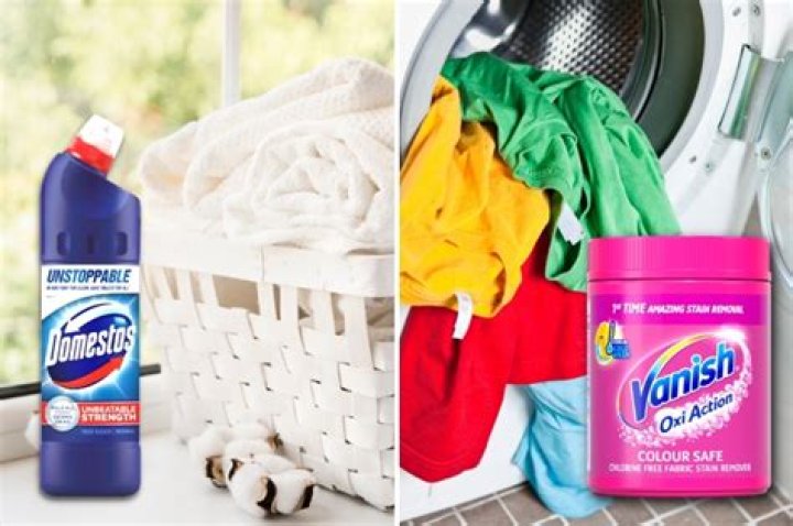 Can you use household bleach on clothes