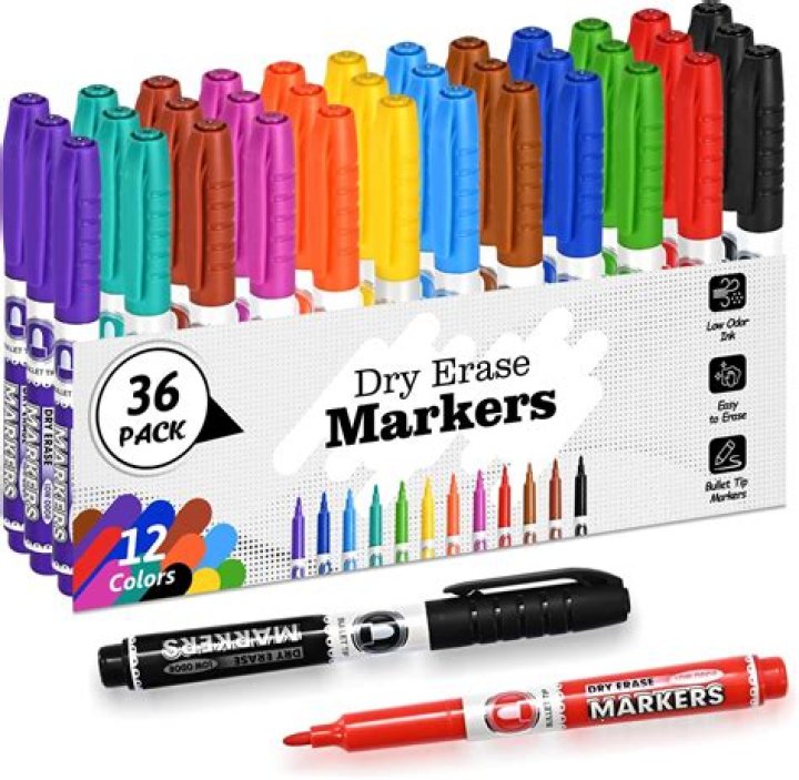 Can you write on contact paper with dry erase markers?