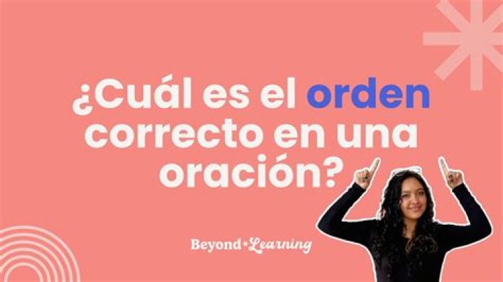 ¿Cuál es el orden correcto de la materia viva