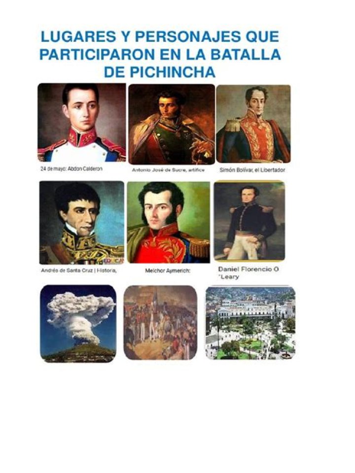 ¿Cuáles fueron los principales personajes de la Batalla de Ayacucho