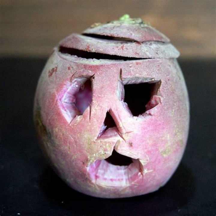 Did people used to carve turnips