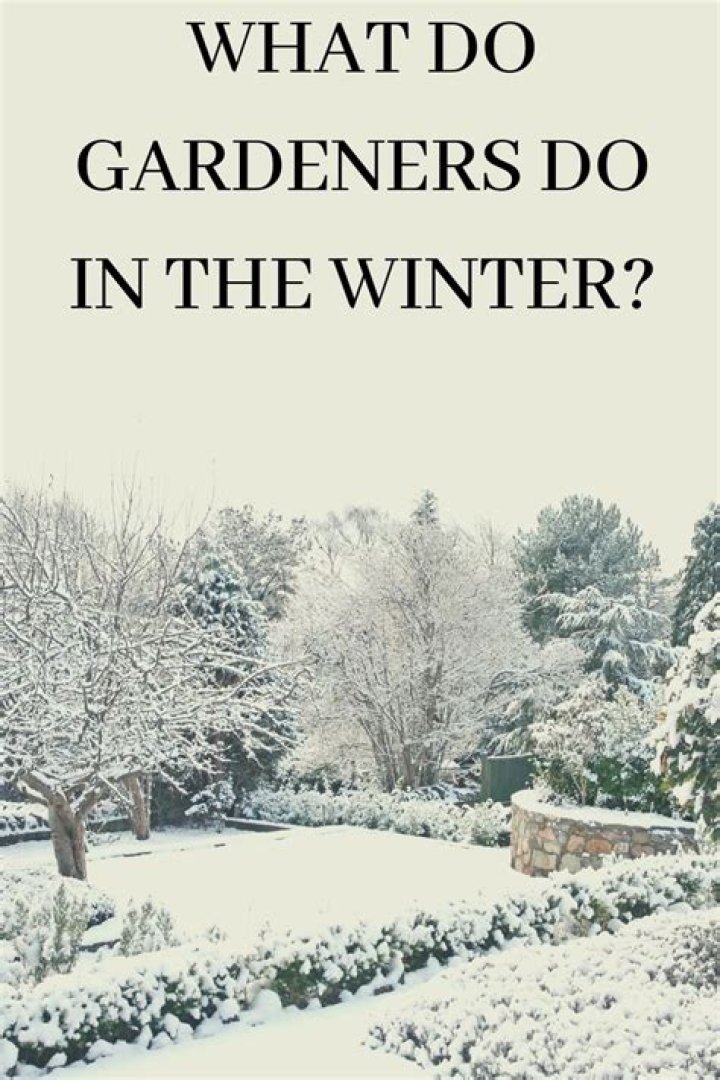 Do gardeners work in the winter?