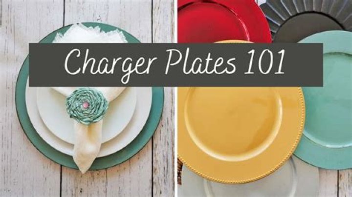 Do you eat off a charger plate?