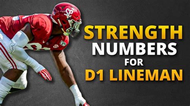 Do you have to be strong to be a lineman?