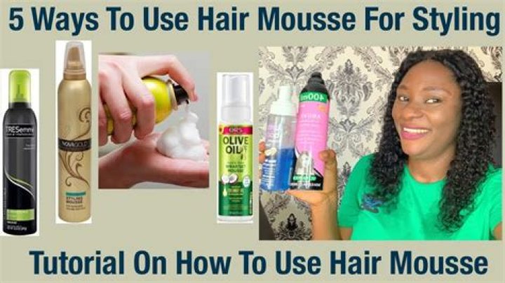 Do you put mousse on dry or wet hair?