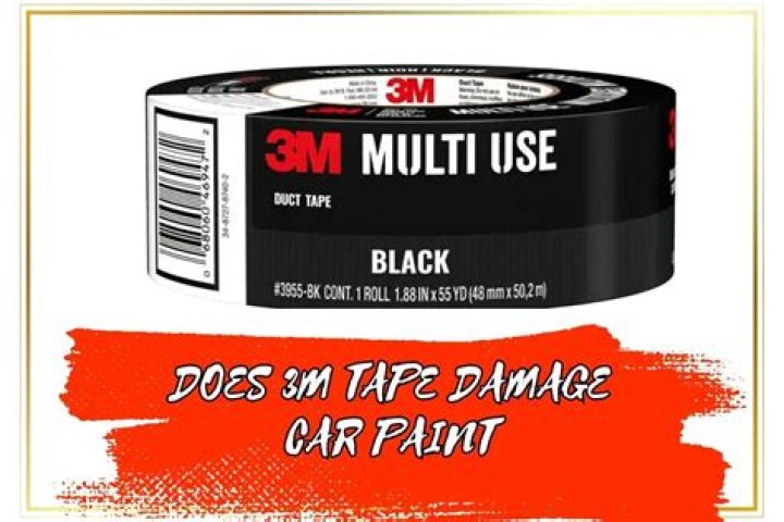 Does 3m tape damage paint?