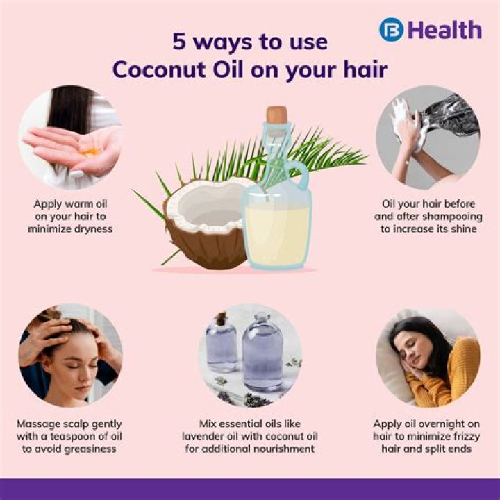 Does coconut oil straighten hair?