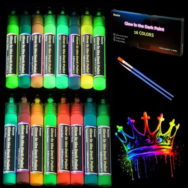 Does fluorescent paint glow in the dark