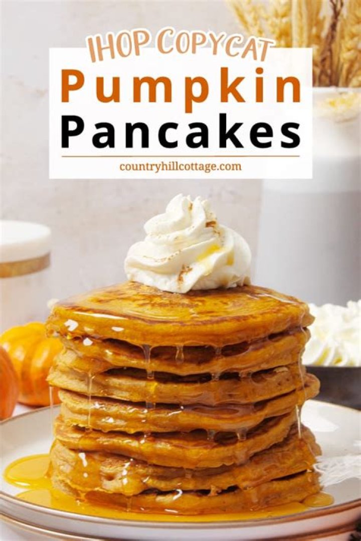 Does IHOP have pumpkin spice pancakes?