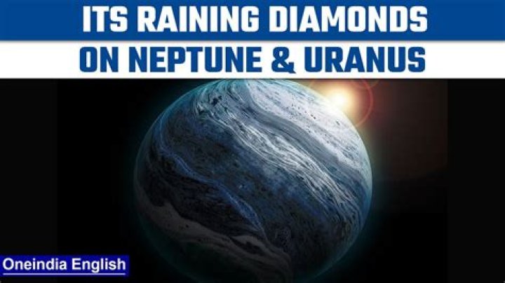 Does it rain diamonds on Neptune and Saturn