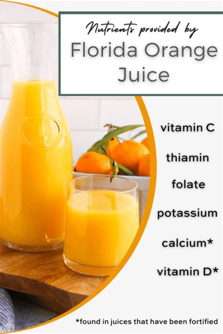 Does orange juice have a lot of potassium in it