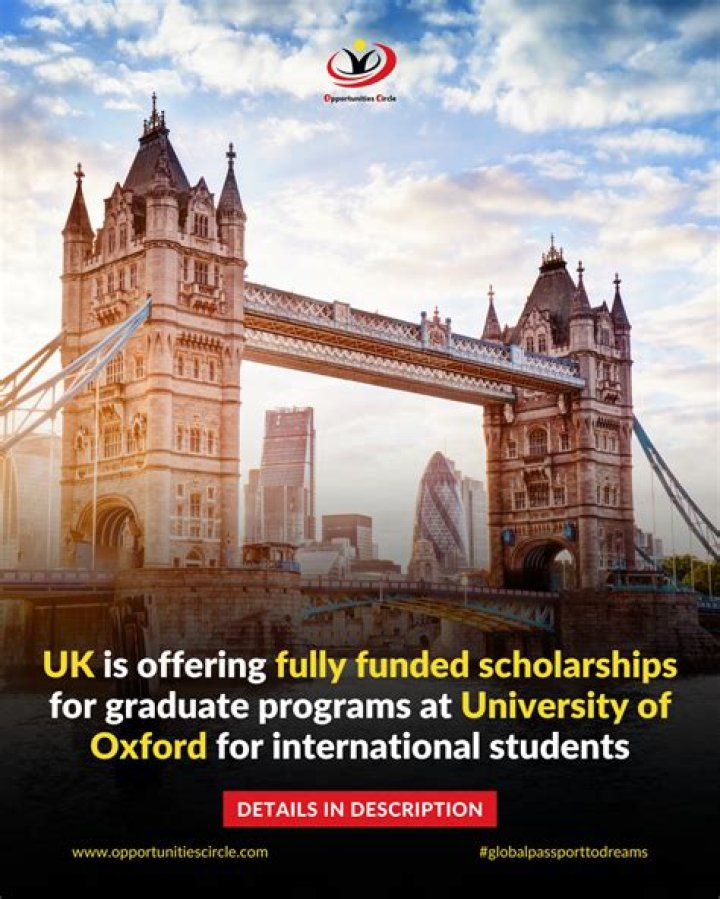 Does Oxford give full scholarships?