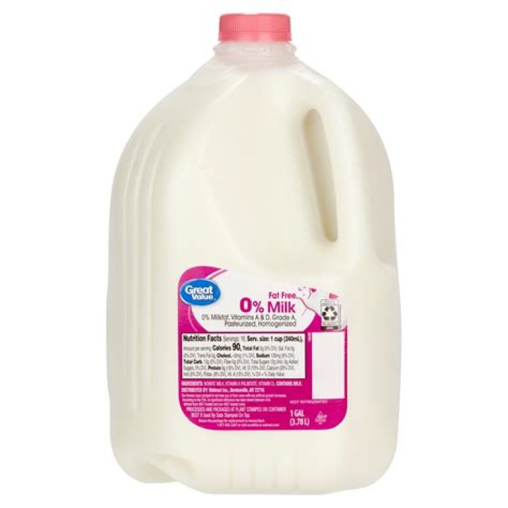 Does skim milk have potassium?