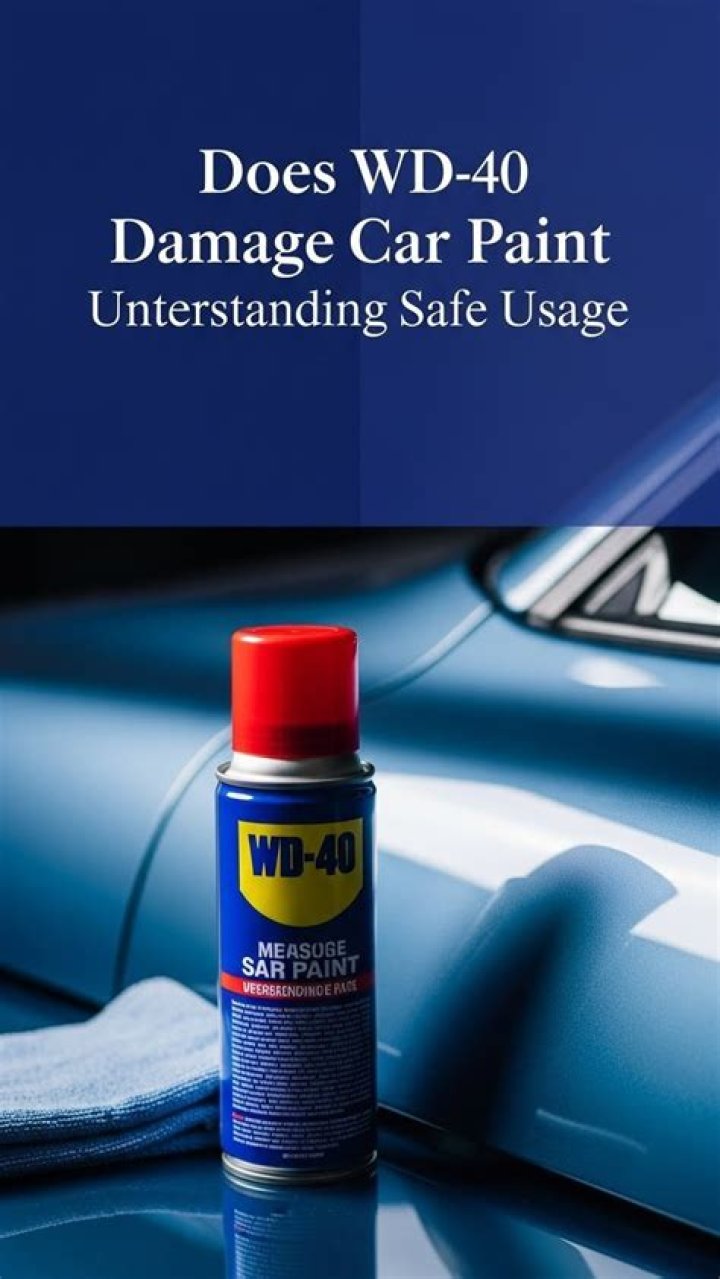 Does WD 40 damage car paint