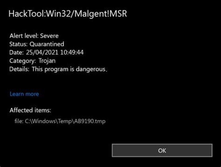 HackTool:Win32/WinActivator!MSR — Virus Removal Guide