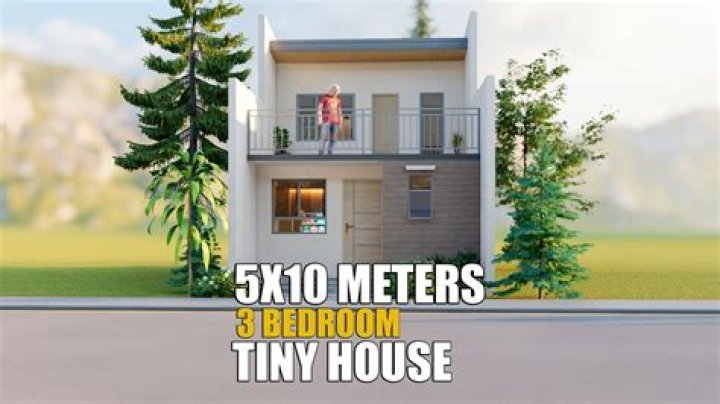 How big is a 50 sqm house