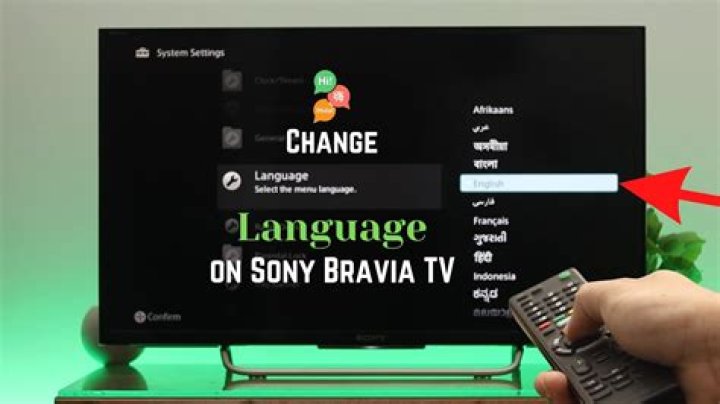 How can I change dual audio language in Sony Bravia?