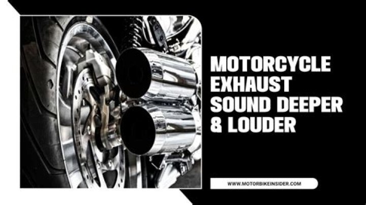 How can I make my bike exhaust louder?