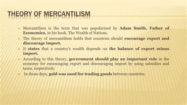 How did the Navigation Acts support the theory of mercantilism?
