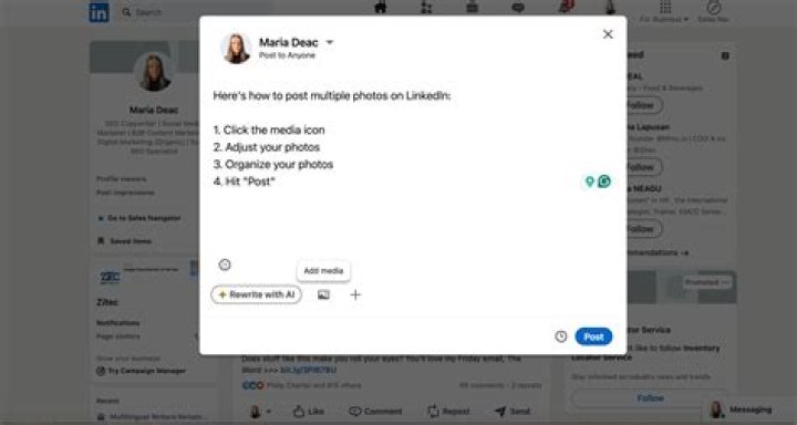 How do I add multiple pictures to WhatsApp?