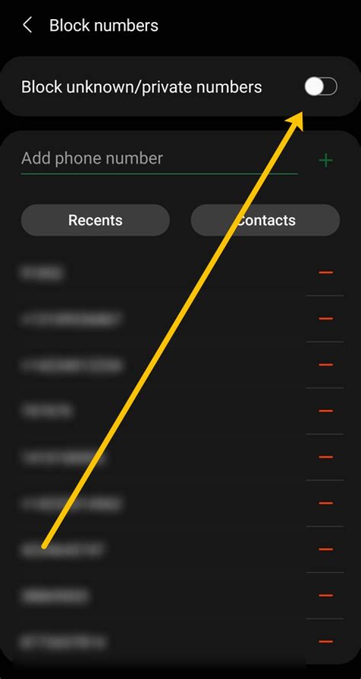 How do I block private numbers on T Mobile?