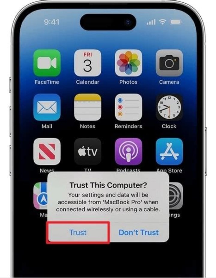 How do I bypass trust this computer on my iPhone?