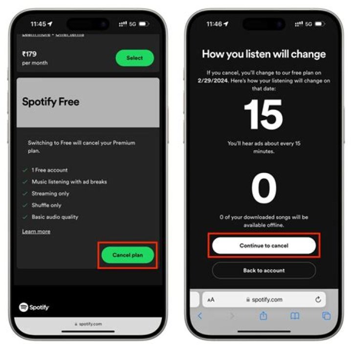 How do I cancel a download on Android?