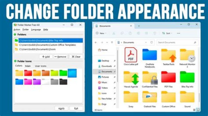 How do I change the color of the folder icons on my Mac?