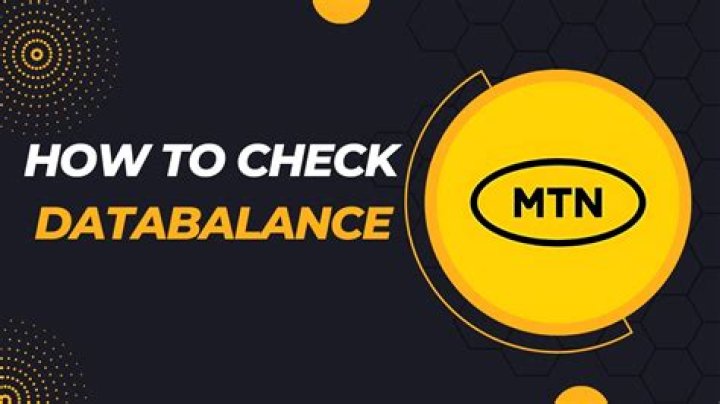 How do I check data on MTN?