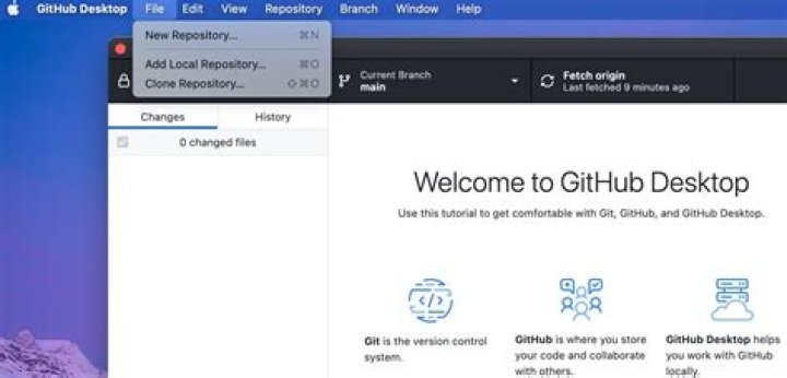 How do I create a new repository on GitHub desktop?
