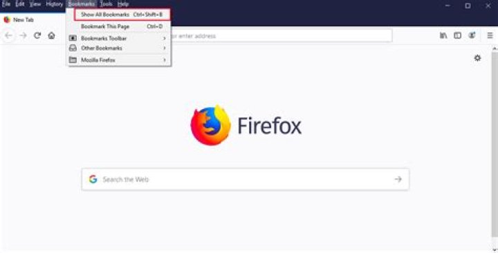 How do I delete all bookmarks in Firefox?