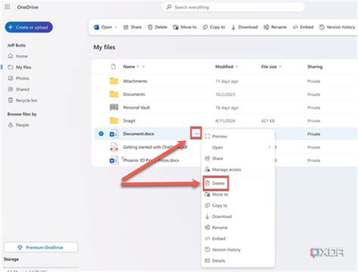 How do I delete shared photos on my Samsung?