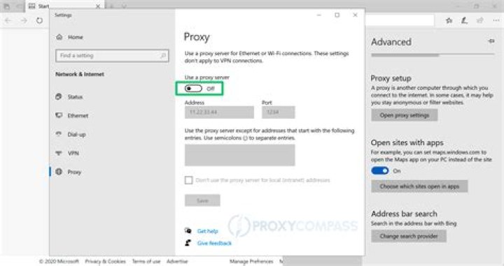 How do I disable proxy server on Chrome?