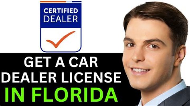 How do I get a car dealer license in Florida