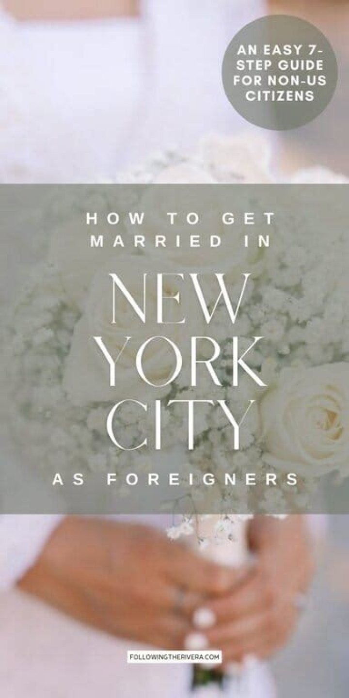 How do I get married in NYC