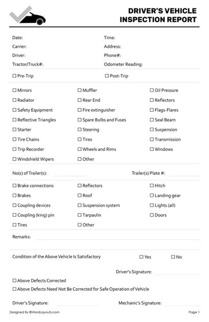 How do I get my vehicle inspection report from Uber?